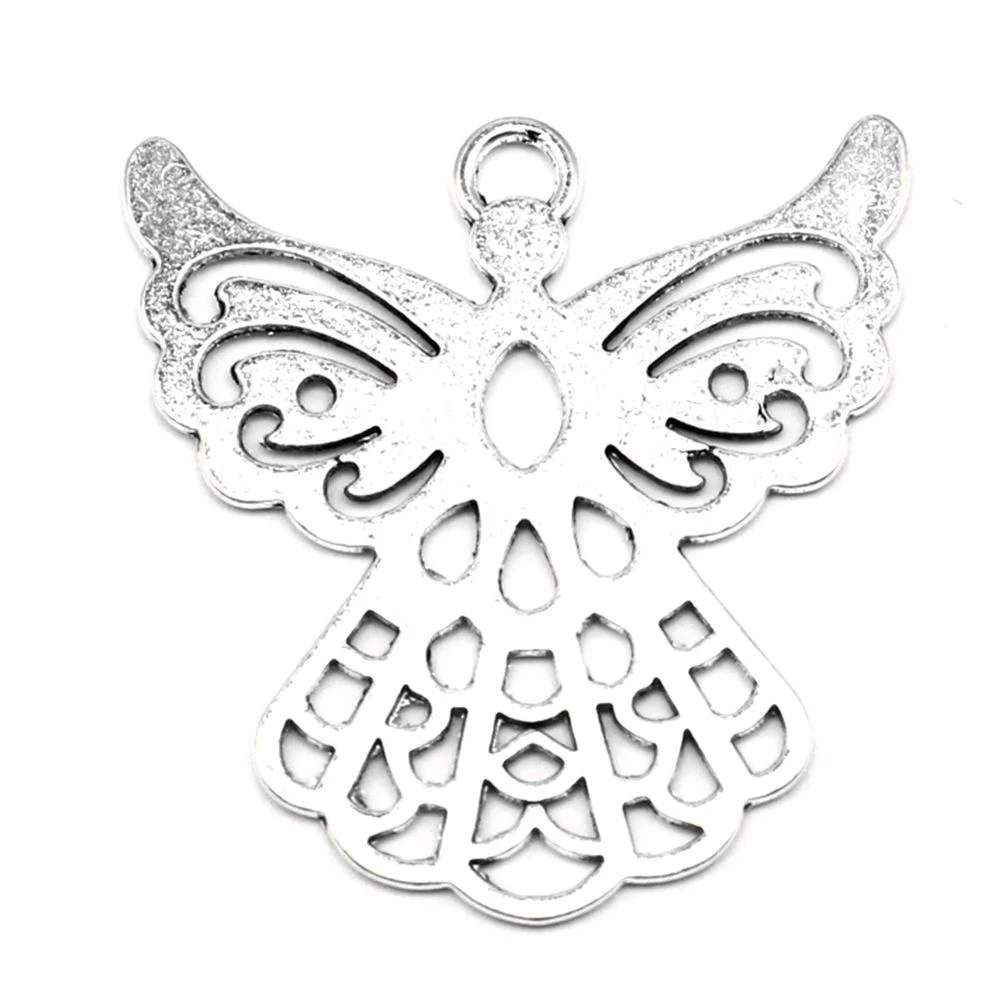 2 шт., подвески в виде ангелов, 40 х42 мм