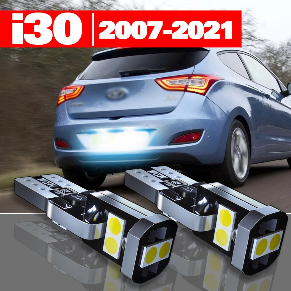 

For Hyundai i30 2007-2021 Accessories 2pcs LED License Plate Light 2009 2010 2011 2012 2013 2014 2015 2016 2017 2018 2019 2020