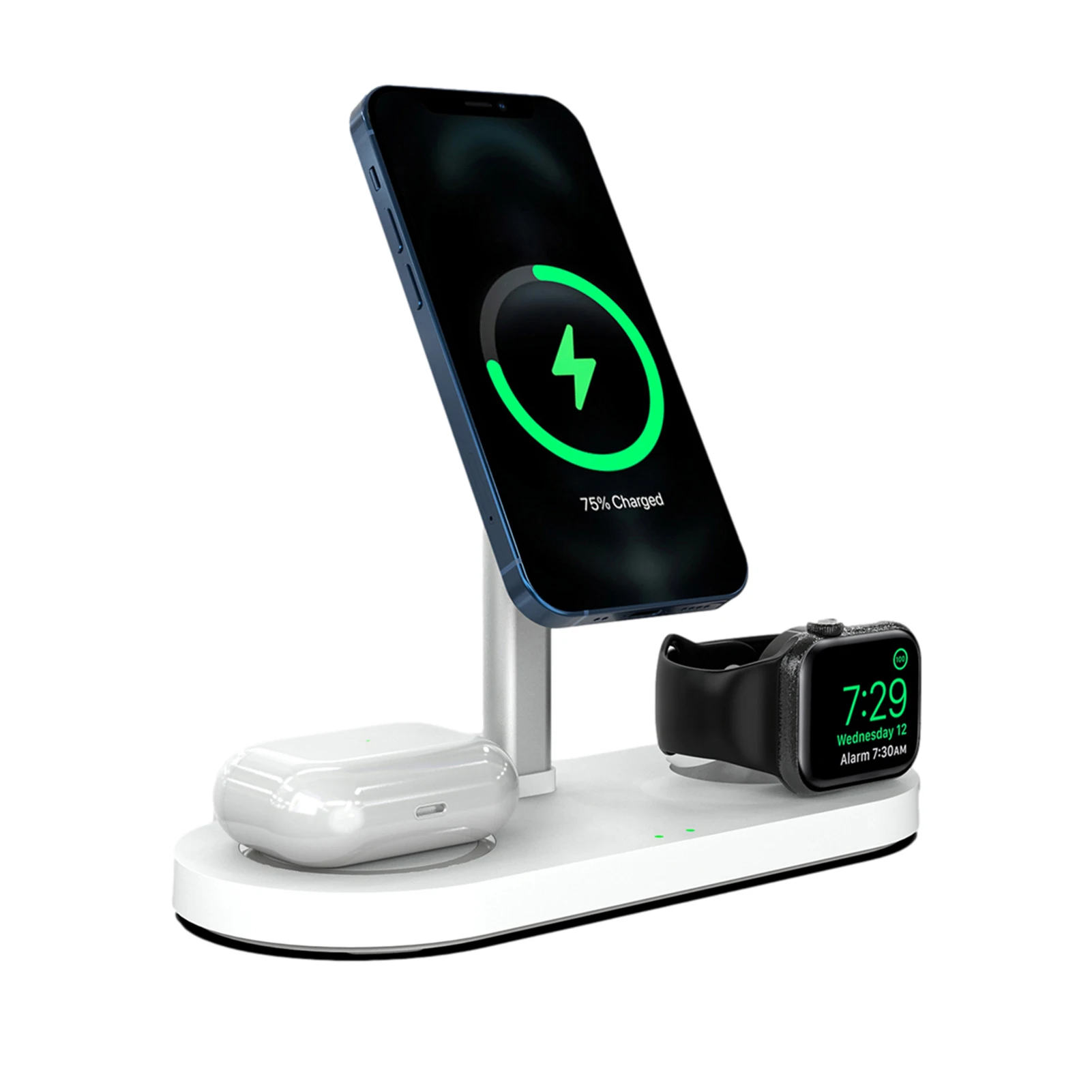 

Беспроводное зарядное устройство 3 в 1, 15 Вт, зарядное устройство для электротоваров, многофункциональное Беспроводное зарядное устройство ...