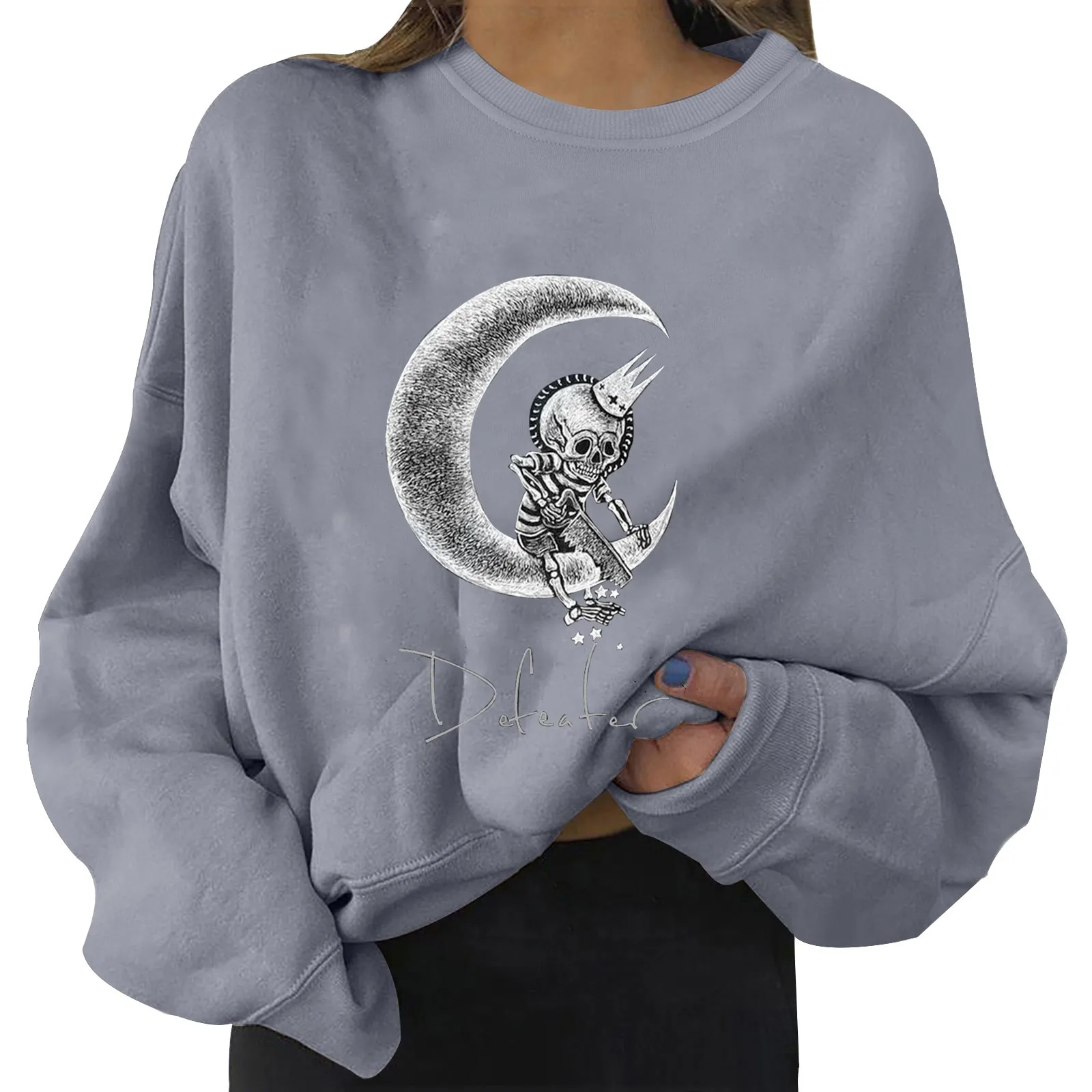 

Свитшот женский с капюшоном, повседневная удлиненная толстовка с принтом, удобный комплект с надписью, очень теплый Свитшот