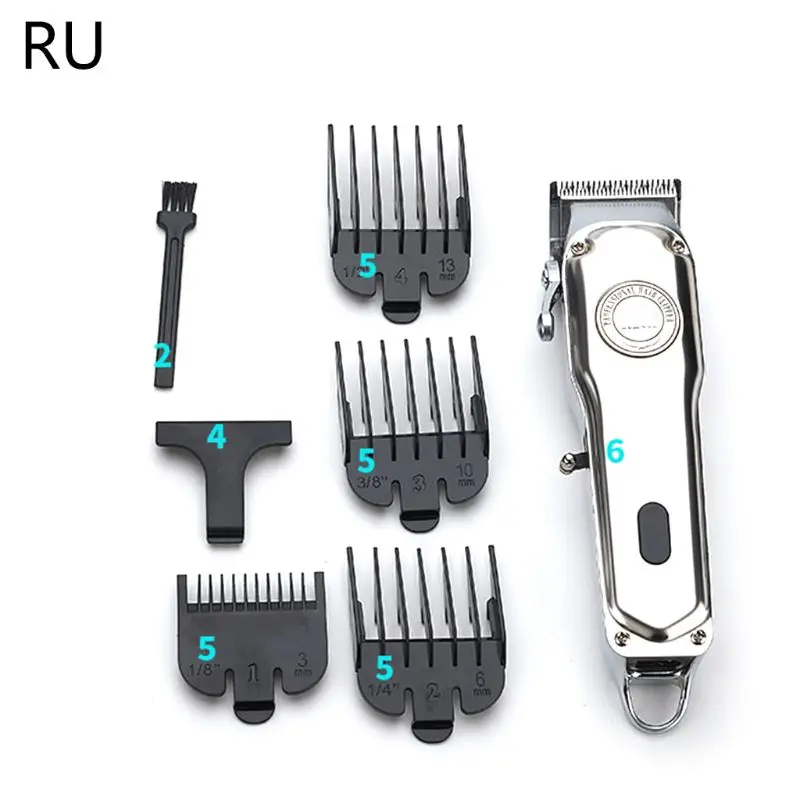 

Professional Electric Hair Clippers Men Beard Trimmer Barber Grooming Kit Shaver P8DD
