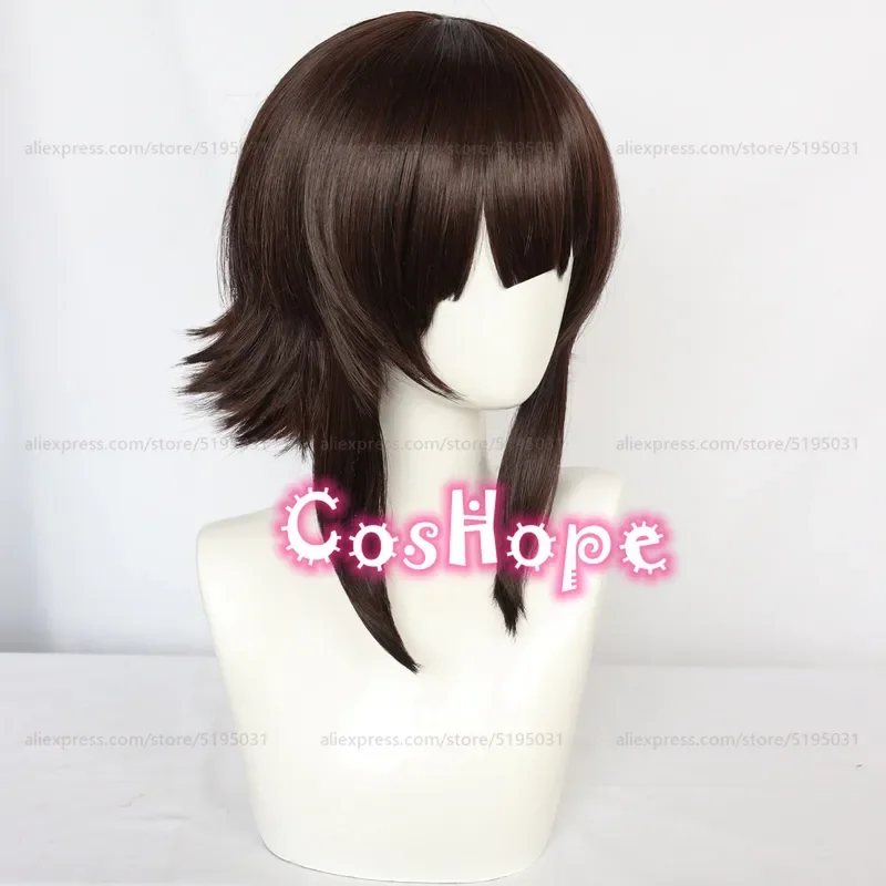 Megumin Косплей Парик Коричневый Аниме Парики Термостойкие Синтетические Хэллоуин