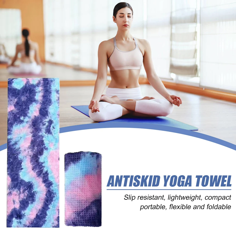 

Absorbent Hot Yoga Pad Microfiber Sweat Towel 72x25 inch Non Slip Storage Bag for Working-out Comfortable Decoration