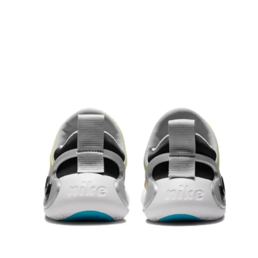 Детская повседневная обувь с нескользящим низким берцем Nike Dynamo Go желто-синяя для