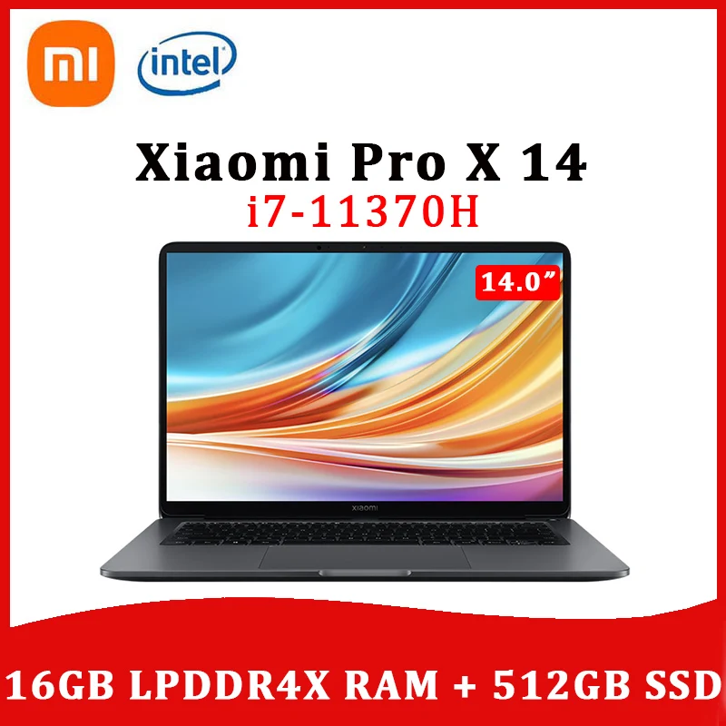 New Xiaomi Mi Laptop Pro X 14 Intel Core i7-11370H 16GB RAM 512GB/1TB SSD RTX 3050 14.0inch 2.5K 120Hz  Ultaraslim Notebook PC