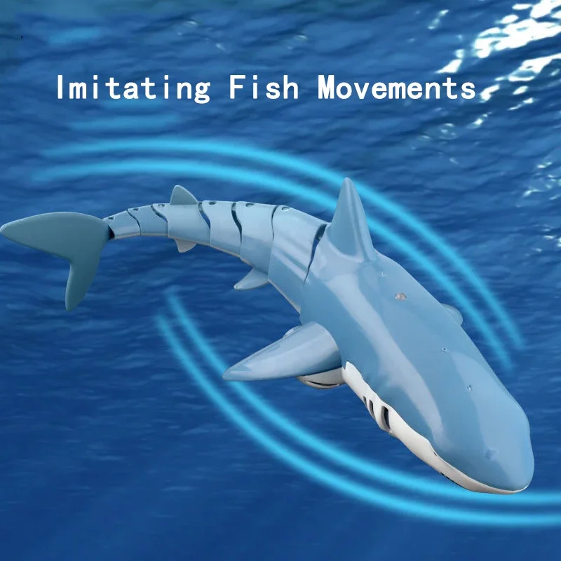 

RC Shark Toy Remote Control Animals Robots Water Pool Play Tub Electric Toys for Kids Boys Children Cool Stuff Sharks Submarine
