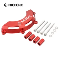 nicecnc for honda xr650l xr 650 l 93 22 engine ignition clutch cover case guards protector motocross aluminum red accessories