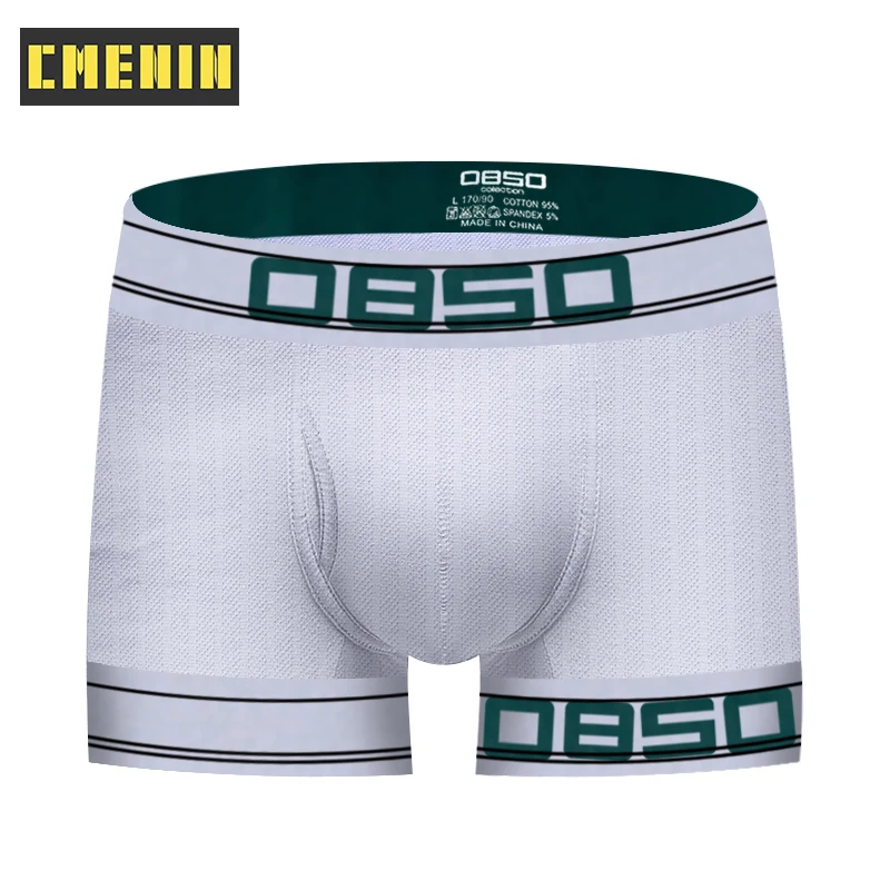 

CMENIN BS Ins Style Cotton Men's Panties Bxoers Shorts Low Waist Cueca Gay Sexy Men Underwear Man Boxer Underpants Box BS3136