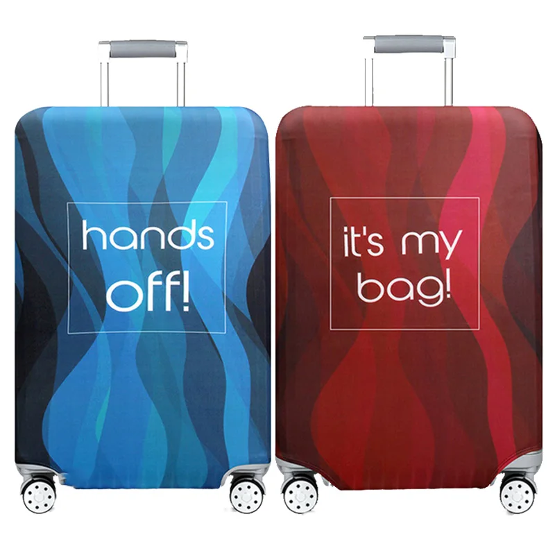 Elastic Luggage Cover Trend Stripe Luggage Protective Cover 18-32 Inch Trolley Case Suitcase Case Dust Cover Travel Accessories