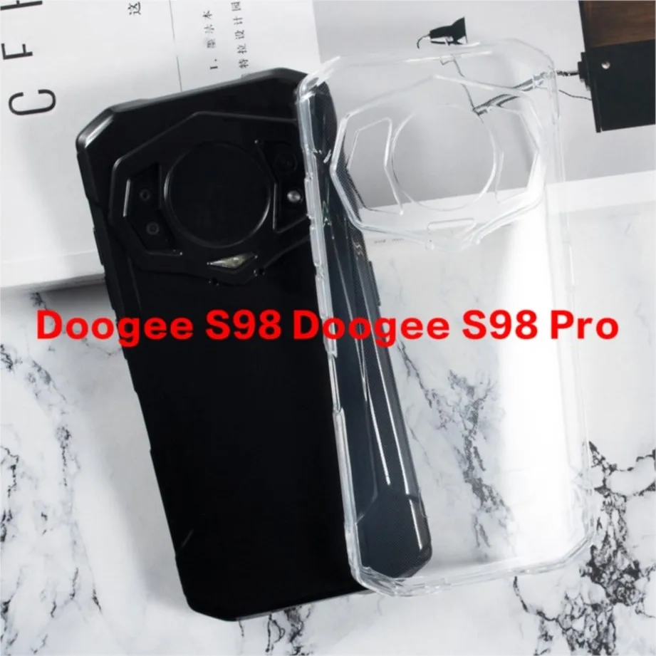 Для doogee s98 pro s98pro мягкий силиконовый чехол из ТПУ задняя крышка защитный