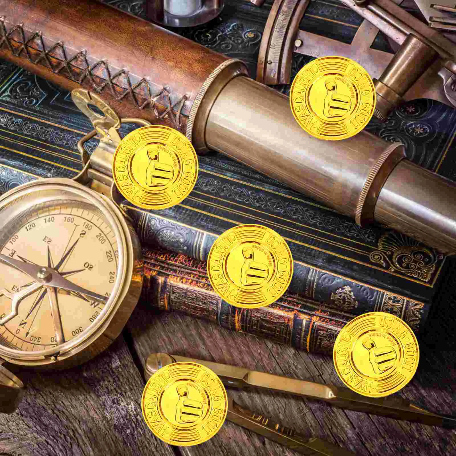 100 шт. детские награды монеты сокровище для детей классная награда пиратские