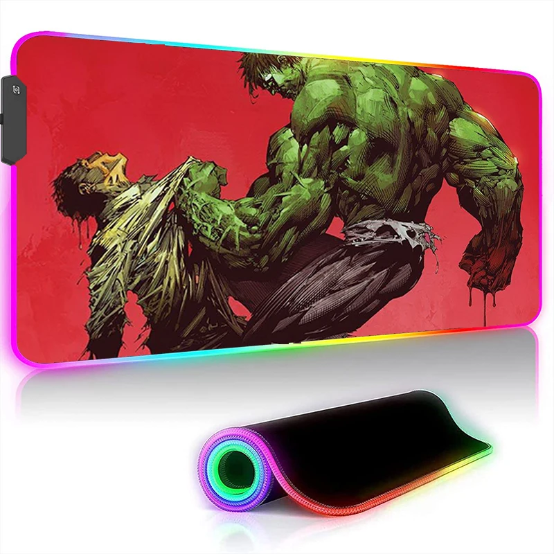 

Офисные аксессуары, светодиодная подсветка RGB для игровой мыши, светящийся компьютерный Настольный коврик для офиса, коврики для мыши в сти...