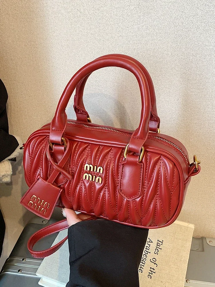 Веганские кожаные сумки и кошельки через плечо для женщин клатч 2024 новый модный