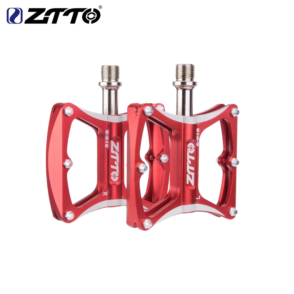 

ZTTO Bicycle Parts MTB Bike Aluminum Alloy Ultralight Bicycle Pedal 4 Bearings CNC Non-slip Bicycle Pedals Antiskid Riding Pedal