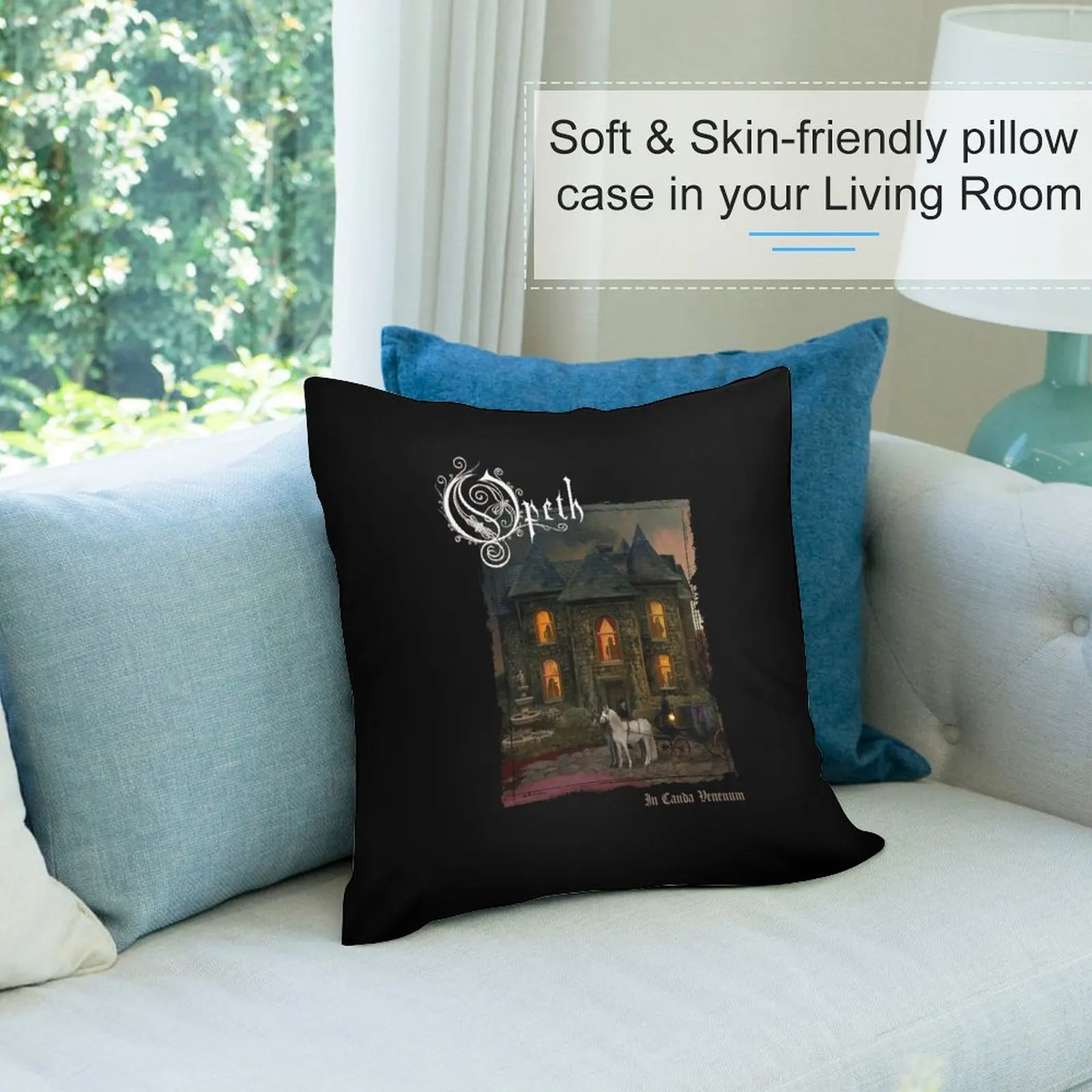 IN CAUDA VENENUM (2) Декоративная Подушка Рождественские украшения 2025 мраморная подушка