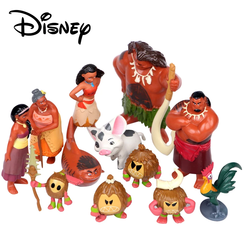 

Экшн-фигурки из м/ф «Моана», 12 шт.