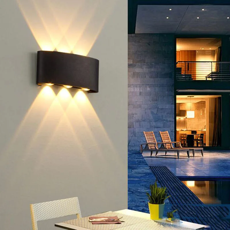 

Светодиодный настенный светильник, уличные водонепроницаемые современные комнатные лампы в скандинавском стиле, для гостиной, балкона, кр...