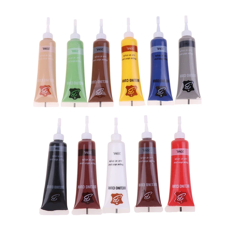

20ml Leather Repair Gel Colorful Car Repair Scratches Cracks Car Seat Leather Complementary Refurbishing Cream Repair Paste