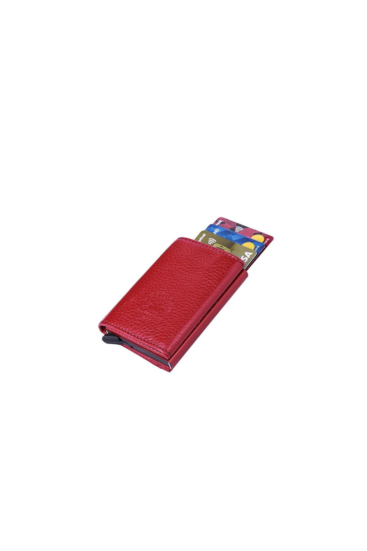 West Polo мужской бумажник из красной кожи Mekanizmalı Money-Eyed для карт W22045540 |