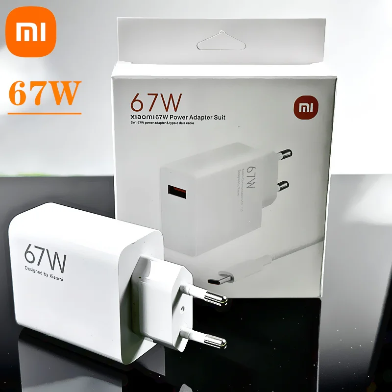 

67W Charger Xiaomi EU 6A USB C Cable For Redmi Note 11 Poco X3 GT F3 X4 Pro 5G & Mi Mix Fold 11 11pro 11 Ultra 12 13