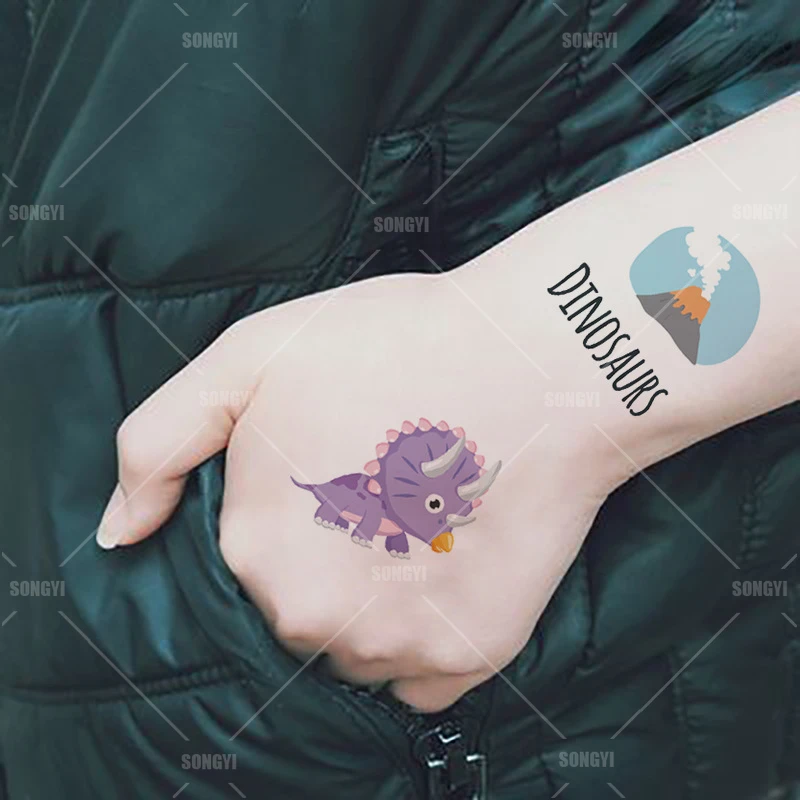 10 упаковок временные тату-наклейки Слон лев |