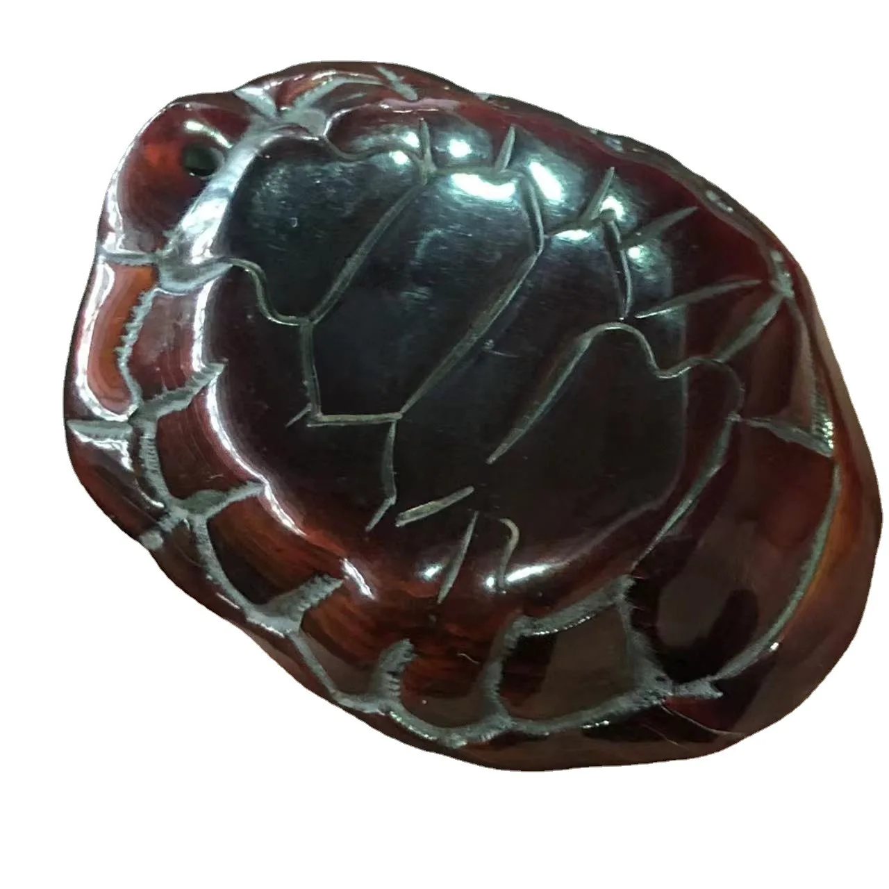 Старинная резьба в виде рога из различных старых материалов ручка богатого