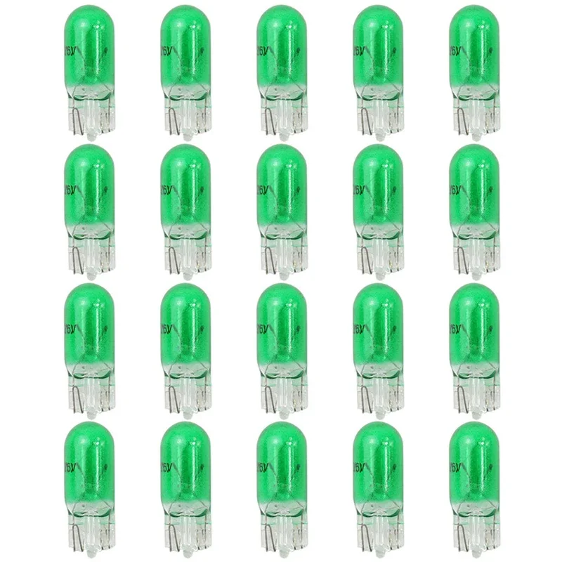 

10/20 шт., автомобильные галогенные лампы T10, 3 Вт, 194, 158, 12 В