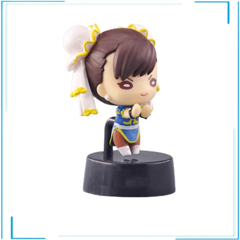 

Genuine Street Fighte Game Characters Different Styles of Cute Cartoon Anime Characters Ryu Chun-Li Gouki Guile PVC Decoration