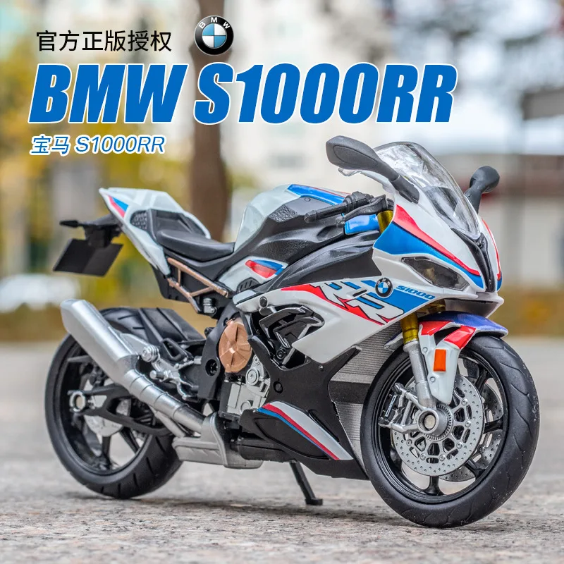 

Модель автомобиля Nicce 1:12 BMW S1000RR Fireblade, металлическая игрушка из сплава, мотоцикл, детская игрушка, подарок, коллекция M13