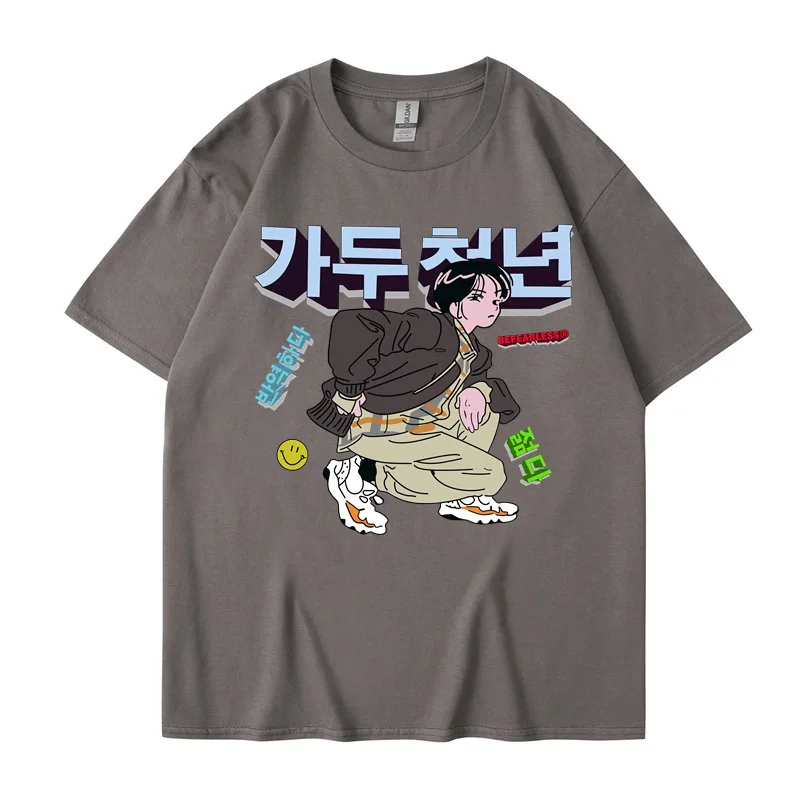 Новая японская футболка с короткими рукавами в стиле ретро женская летняя