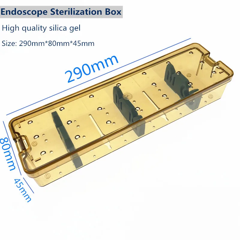 Silicagel Sterilization Box  for Endoscope Autoclave Sterilization Tray Endoscopy Surgical Operating Instrument
