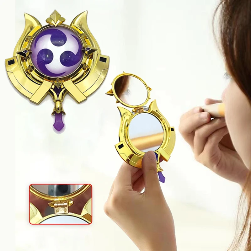 

Girls Anime Genshin Impact Mirror Of Mushin Cosplay Scaramouche Kunikuzushi Layla Kawaii Props Fans Women Gifts