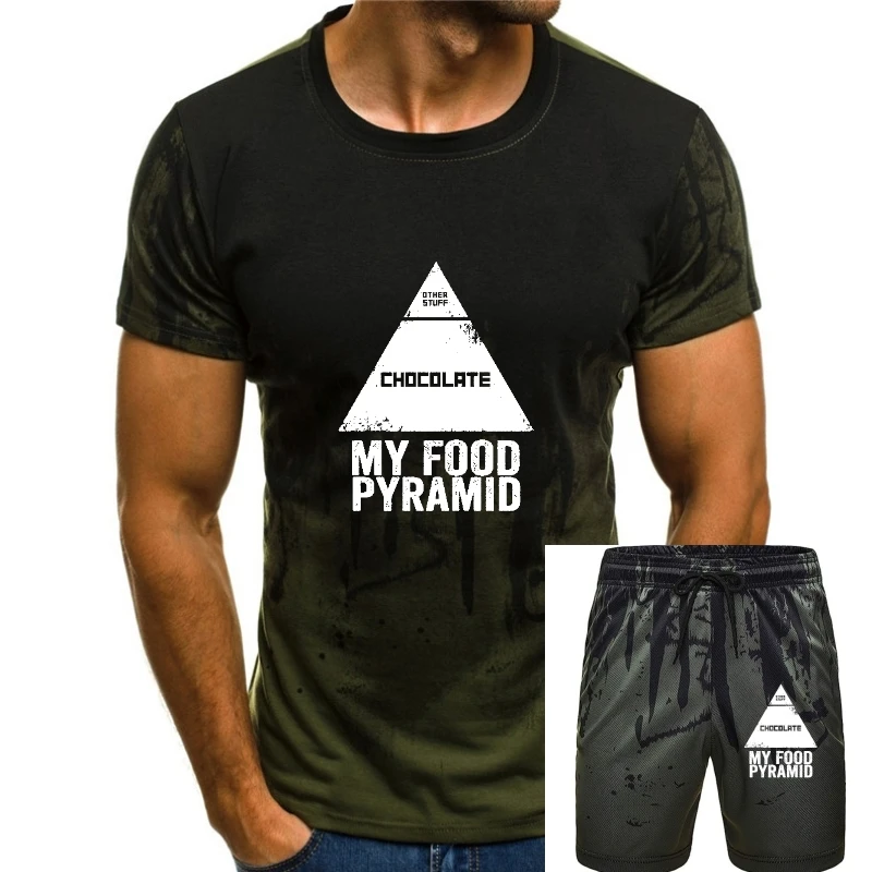 

Food pyramid - Chocolate Classic Adult T-Shirt men t shirt