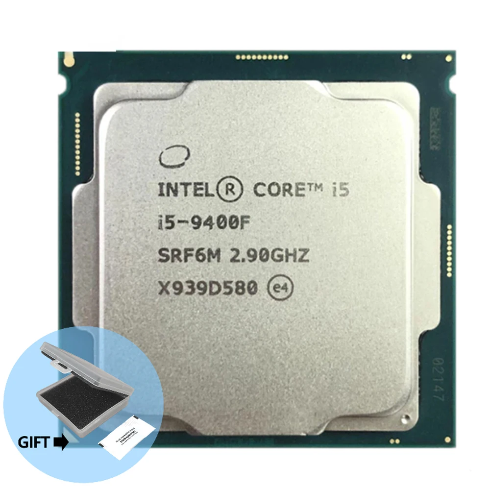 

Процессор Intel Core i5-9400F i5 9400F 2,9 ГГц шестиядерный шестипоточный процессор 65 Вт 9M процессор LGA 1151