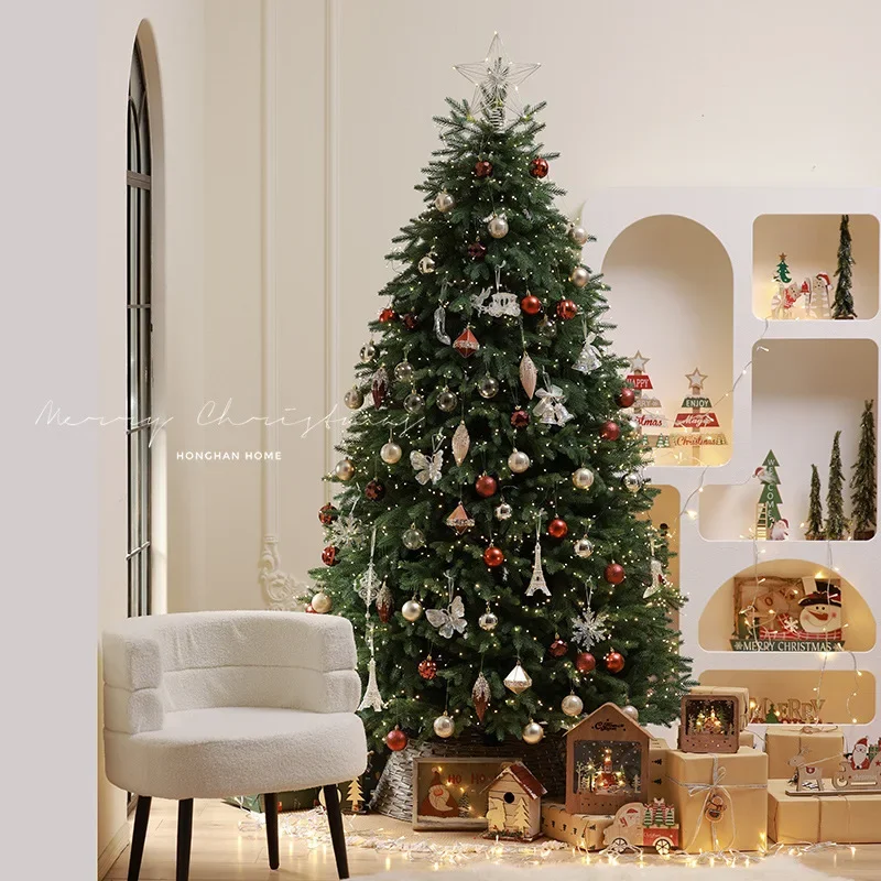 1 8/2 метра домашняя елочная композиция реквизит зашифрованная 80% полиэтиленовая