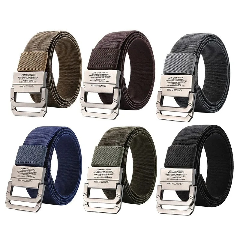 

Tactical Belt Alloy Buckle Outdoor Quick Dry Nylon Belt Men's Canvas Belt