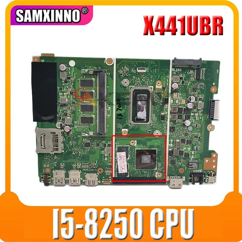 

X441UBR mainboard I5-8250 CPU For ASUS X441UV X441UVK X441UR X441URK X441UB laptop motherboard test OK