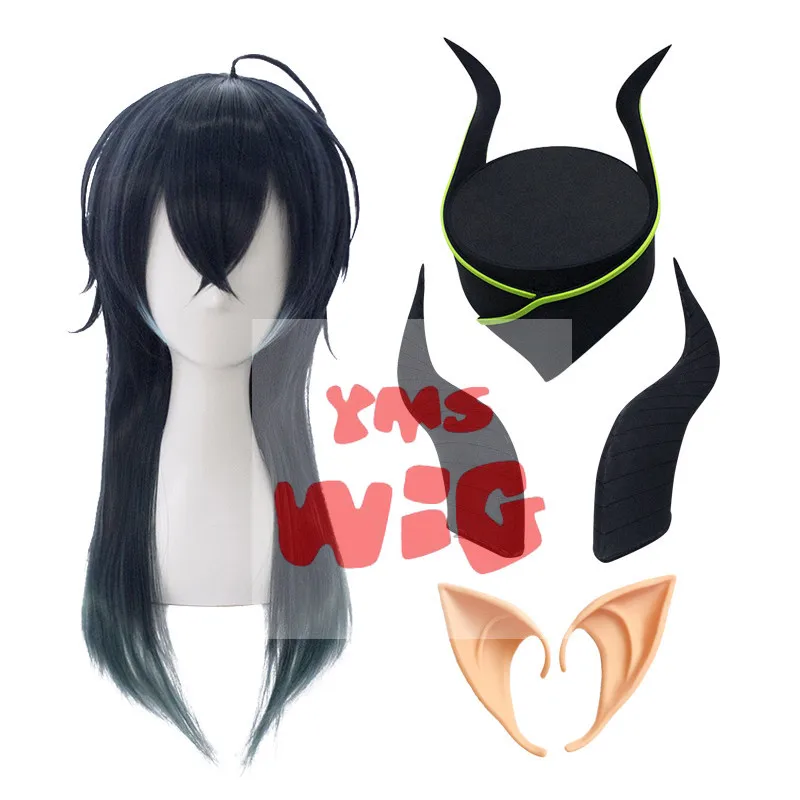 Игра Twisted-Wonderland DIASOMNIA Malleus рога для косплея шляпа уши парик зажим головы головные