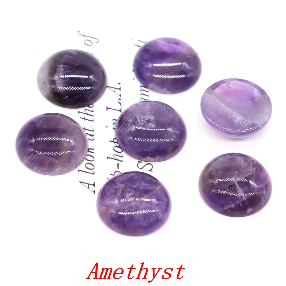 

Кабошоны из агата 5 шт., 6-25 мм