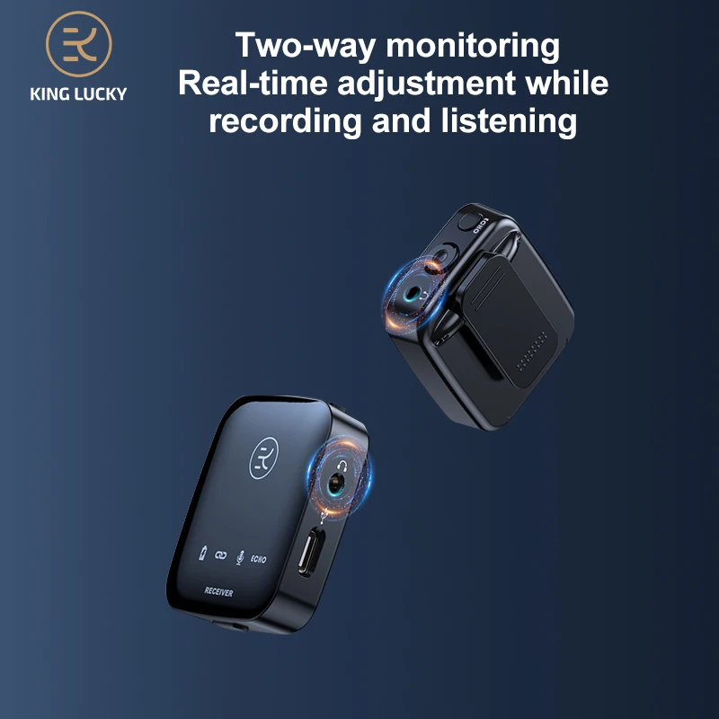 Беспроводной петличный микрофон Kinglucky m18 для цифровой зеркальной камеры