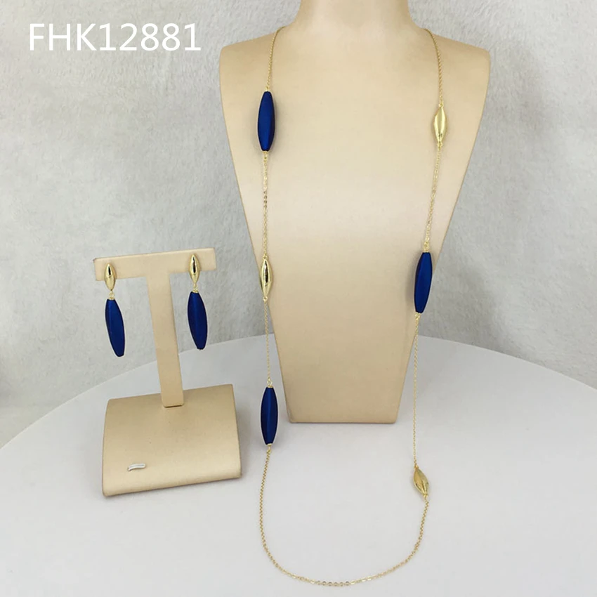 

Yuminglai Дубай ювелирные изделия камень ожерелье длинная цепь для женщин FHK12881