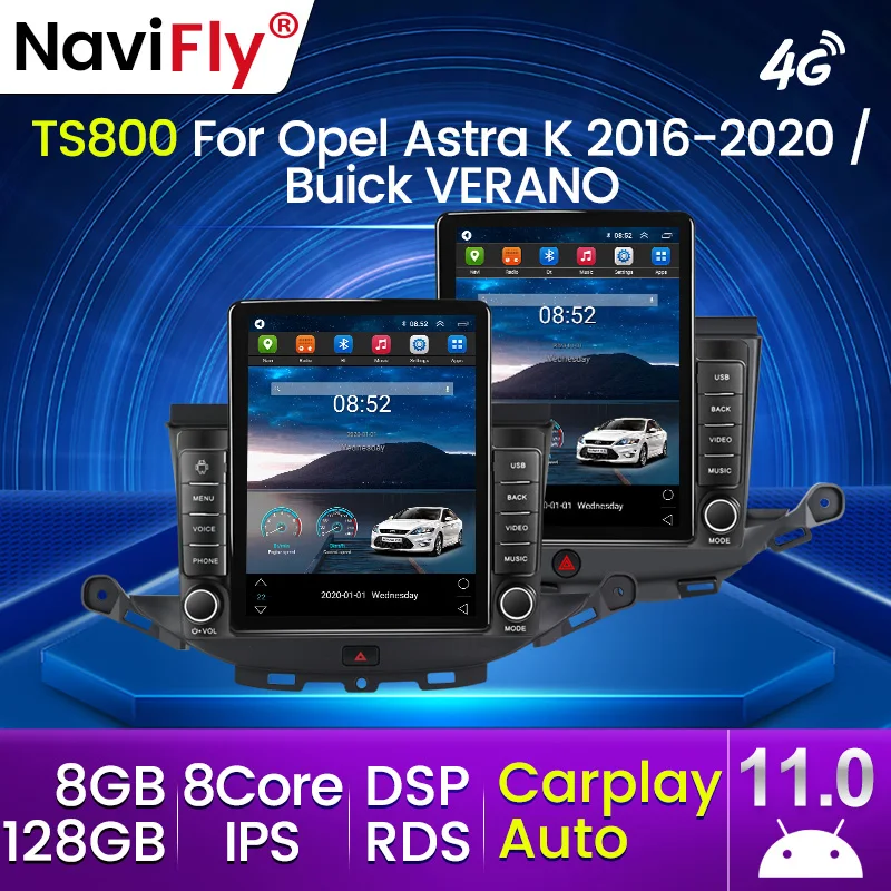 Автомобильный мультимедийный плеер проигрыватель на Android 11 8 ГБ ОЗУ 128 Гб ПЗУ для