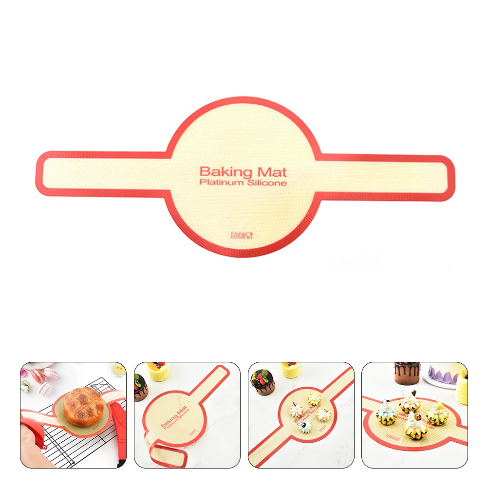 

Mat Baking Silicone Bread Sheet Pastry Dough Making Oven Cookie Pad Rolling Mats Pie Kneading Liner Pot Accessory Stick Non