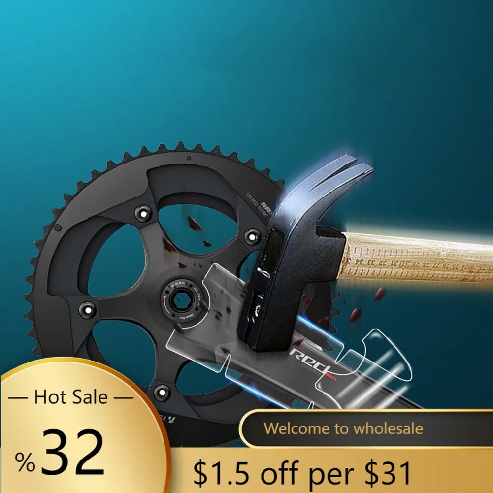 

Bicycle Crank Protector Stickers Decals Road Bike Adhesive TPH For-SRAM/SHIMAN0 Anti-collision Bicycle Crank Stickers Universal