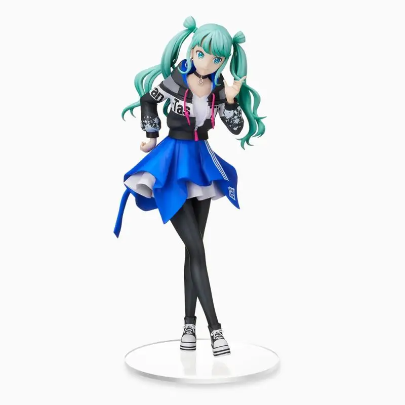Новинка 2022 г. Sega Spm Hatsune Miku Vocaloid красочная сцена мира аниме экшн-фигурка 22 см куклы