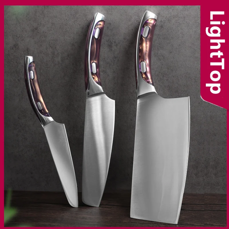 

Набор кухонных ножей 5CR15, 7-дюймовый охотничий нож из нержавеющей стали, японские универсальные предметы, нож мясника, нож для костей, шеф-пов...