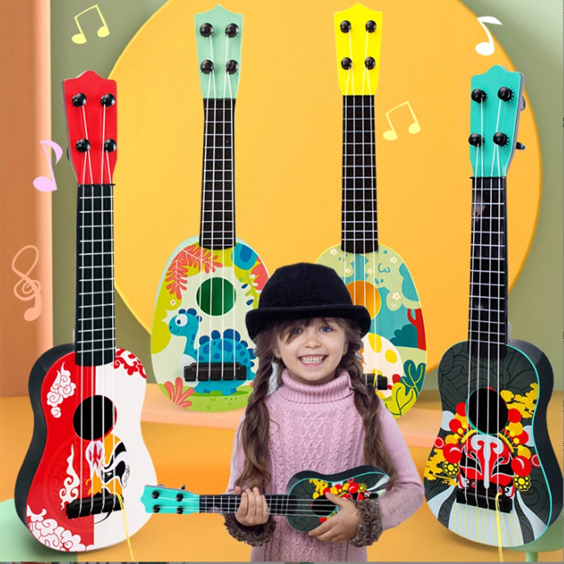 

Kid MinUkulele Guitar Musical Instruments Toy Children School Play Game Music Interest Development Toy Montessori Gift Dropship