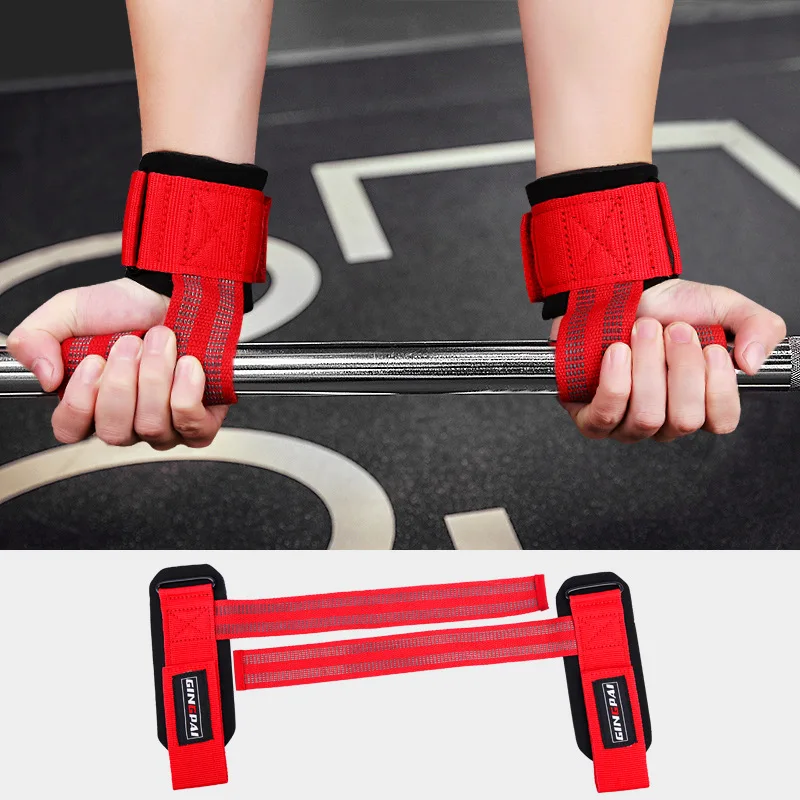 

Power Lifting Straps WeightLifting Gym Gloves Deadlift Wrist Straps Hand Palm Assist Gear For Pull Up Bar Barbell Dumbbell Train