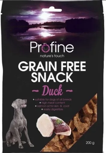 

From PROFINE GRAIN FREE SNACK DUCK Dog Award The DUCK 200 g 443425518