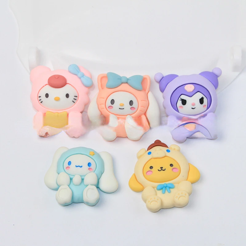 

Kawaii Sanrioed аниме мультфильм серия HelloKitty My melody Cinnamoroll пудинг собака креативная маленькая милая искусственная накладка на чехол